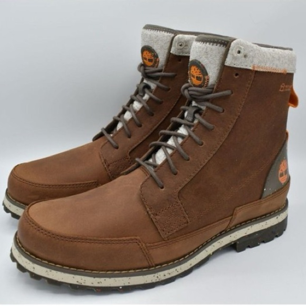 Timberland Timbercycle EK+  Recycled Leather Lace Up Boots A5MZM sz13 NWOT - Picture 5 of 16